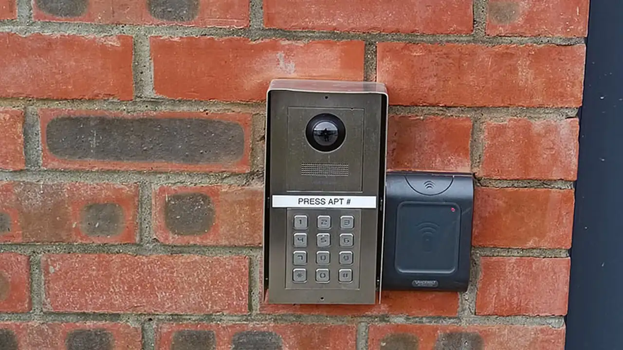 blue bowl of black bean beef tortilla soup on a board with cilantro and shredded cheese in background