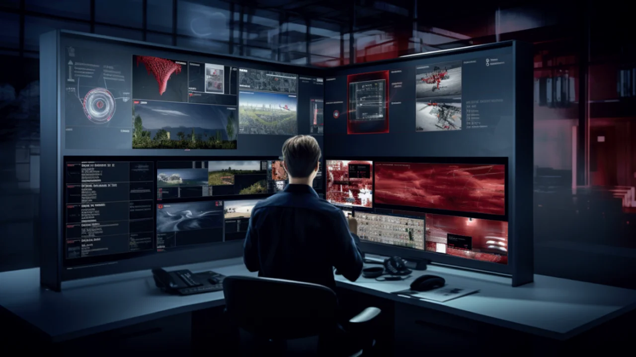 Close up on a plate of mashed potatoes, topped with baked pork chops with cream of mushroom soup, and a side of green beans.